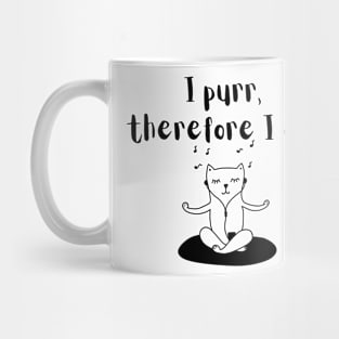 Meditating Cat Mug